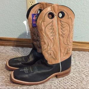 Justin J-Flex Comfort Leather Cowboy Boot